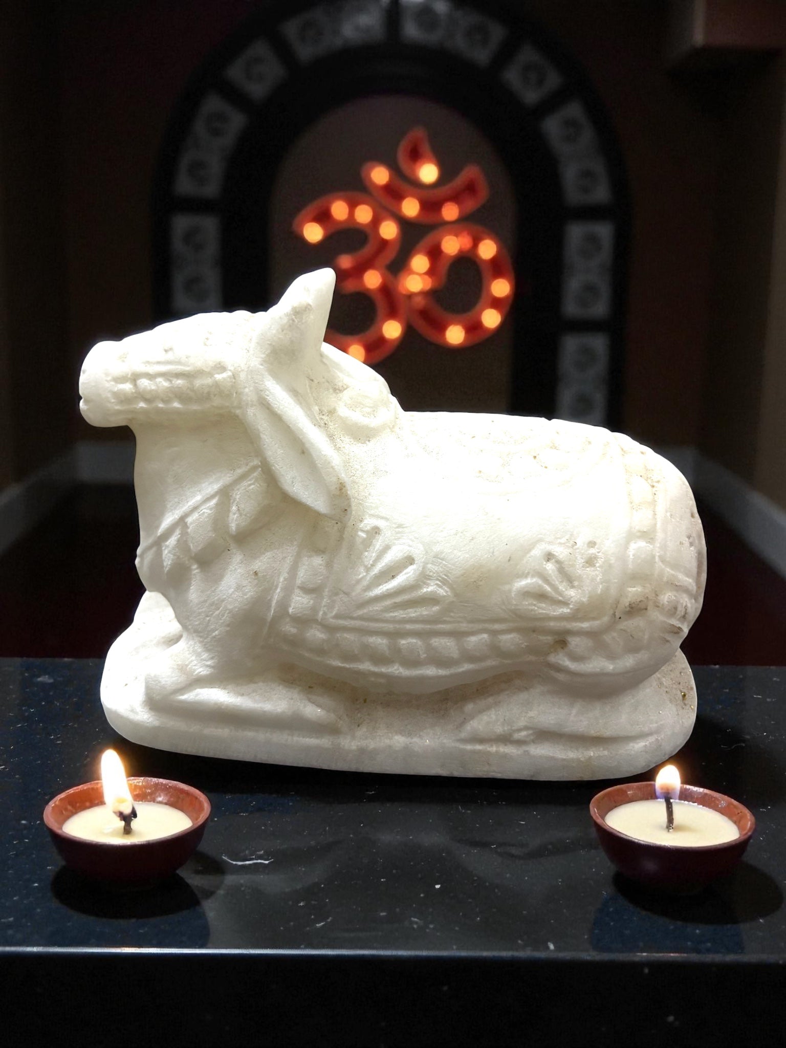 Nandi Unpainted '10 Inch' (Pure Marble)