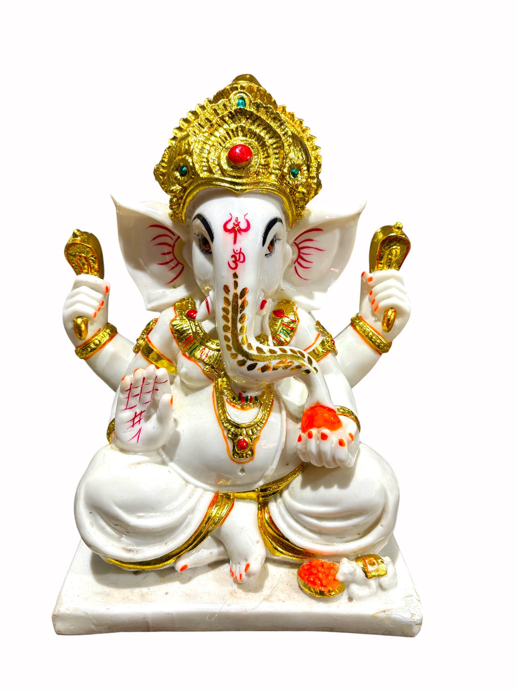 Lord Ganesha '12 Inch' (Pure Marble Dust)