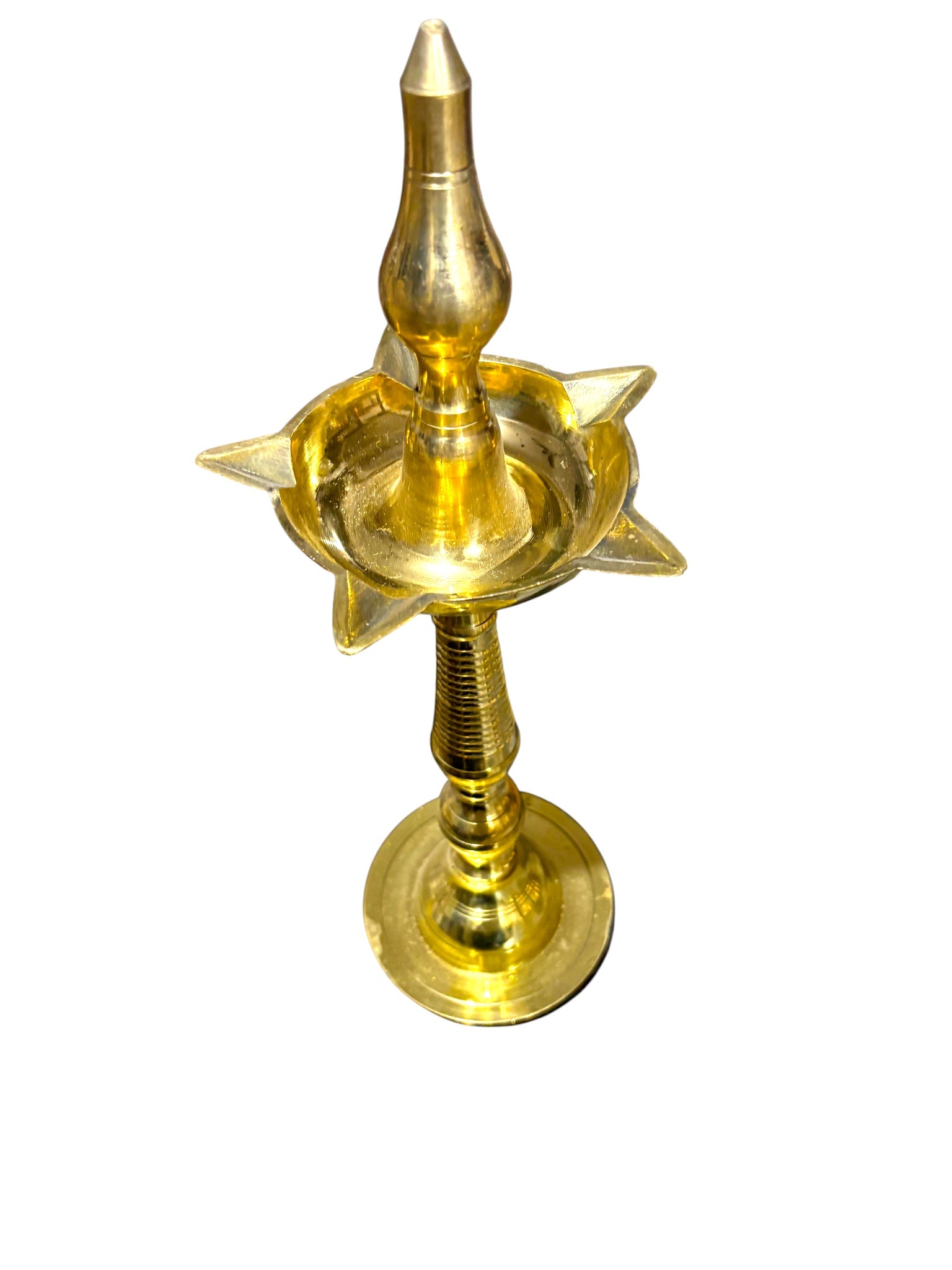 Diya Stand '12 inch' (Pure Brass)