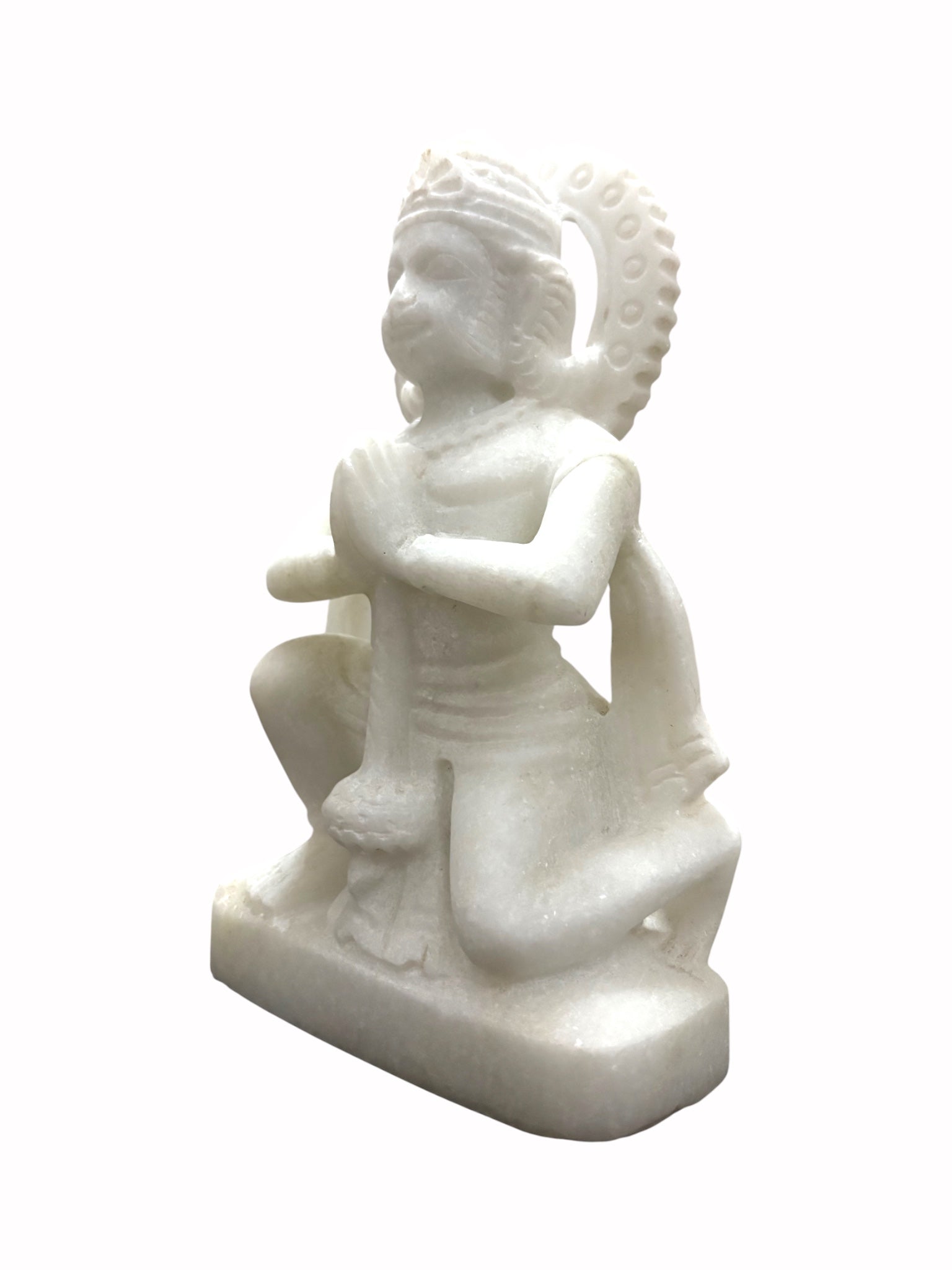 Hanuman Unpainted '10 Inch' (Pure Marble)