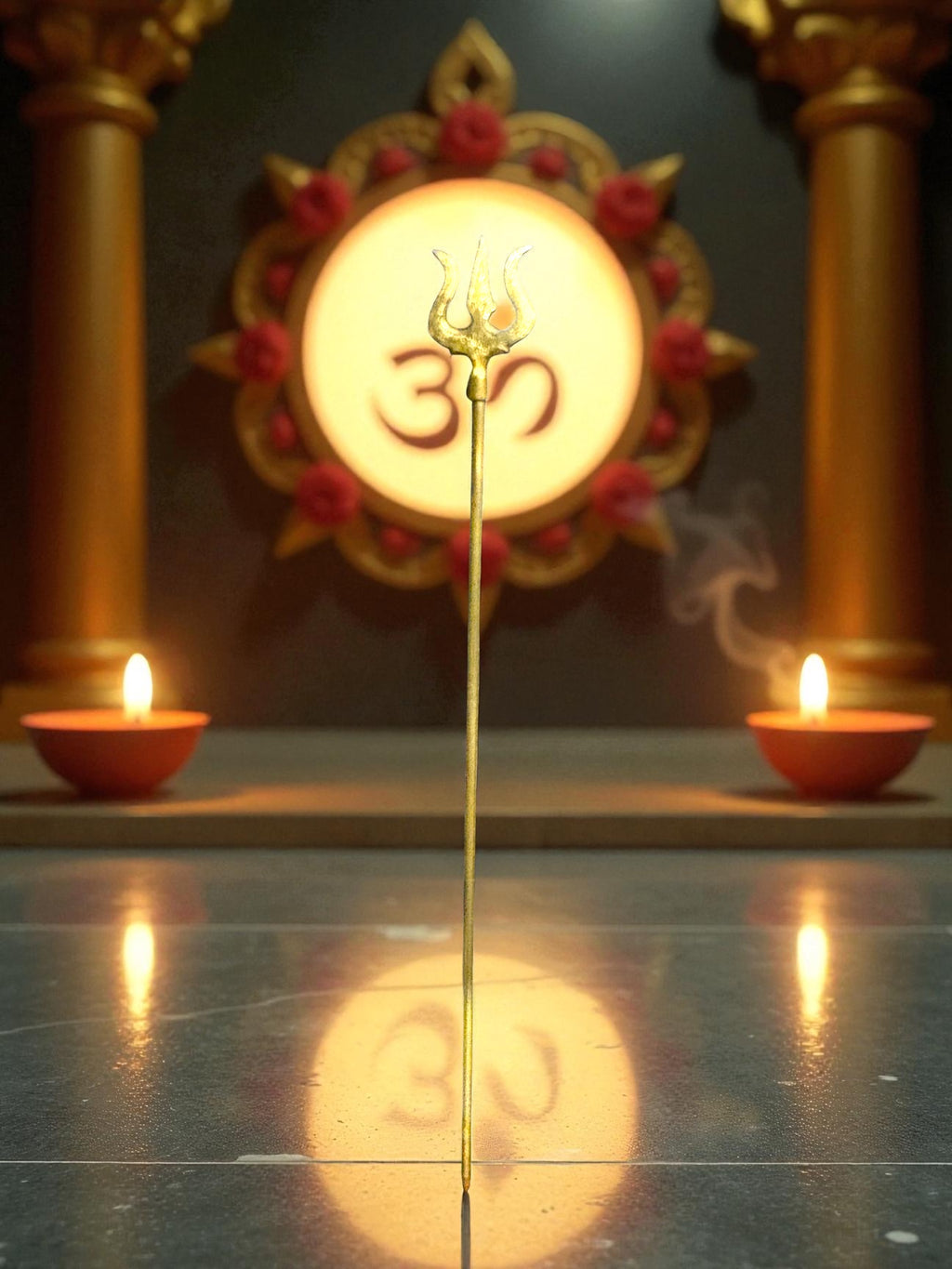 Trishul '12 Inch' (Pure Brass)