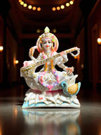 Maa Saraswati '12 Inch' (Pure Marble)