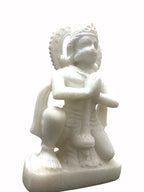 Hanuman Unpainted '10 Inch' (Pure Marble)