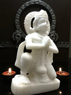 Hanuman Unpainted '10 Inch' (Pure Marble)