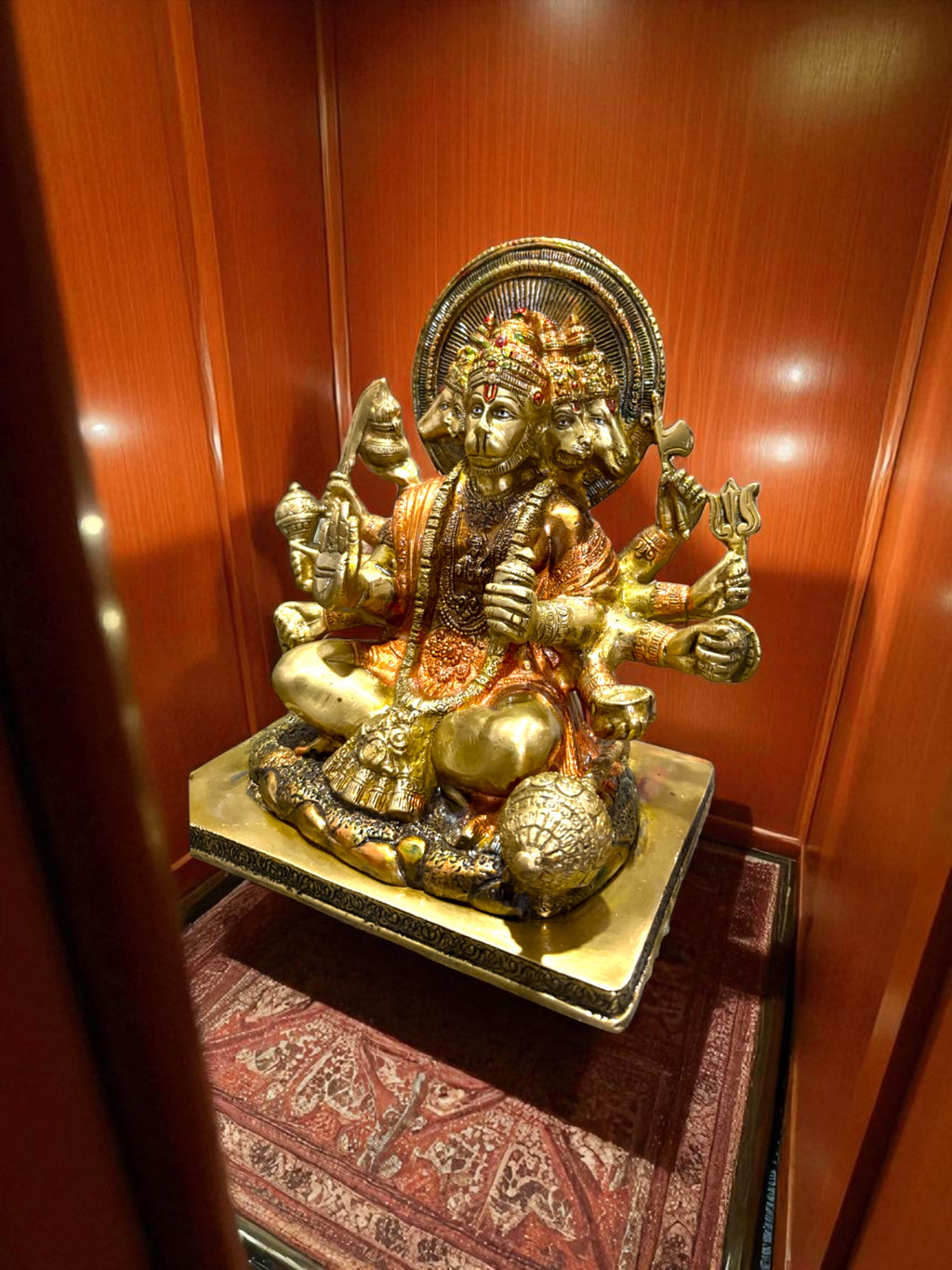 Panchmukhi Hanuman '10 inch' (Pure Brass)