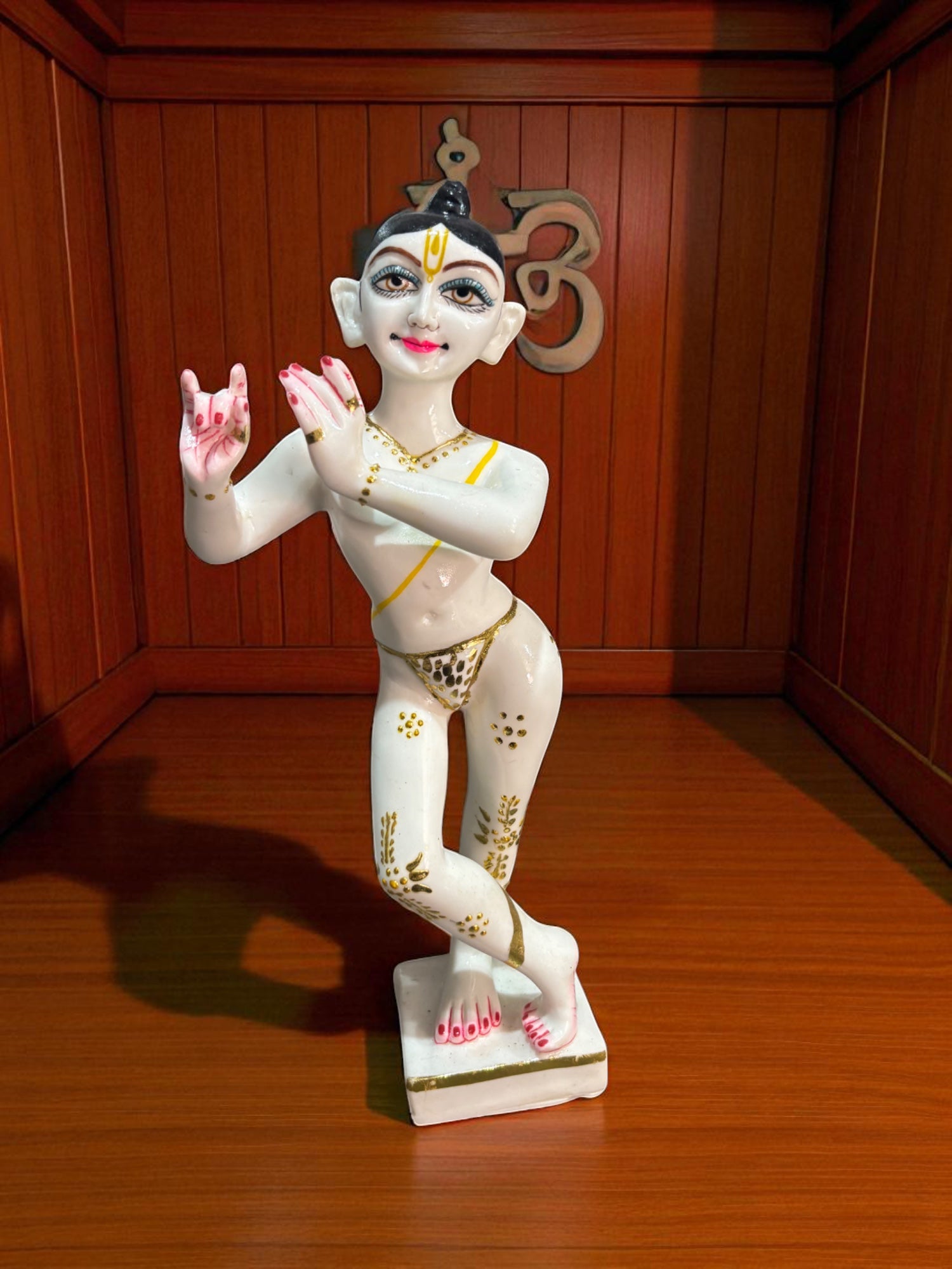 ISKCON Radha Krishna  '12 Inch' (Pure Marble)