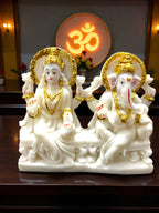 Lakshmi Ganesha '5Inch' (Marble Dust)