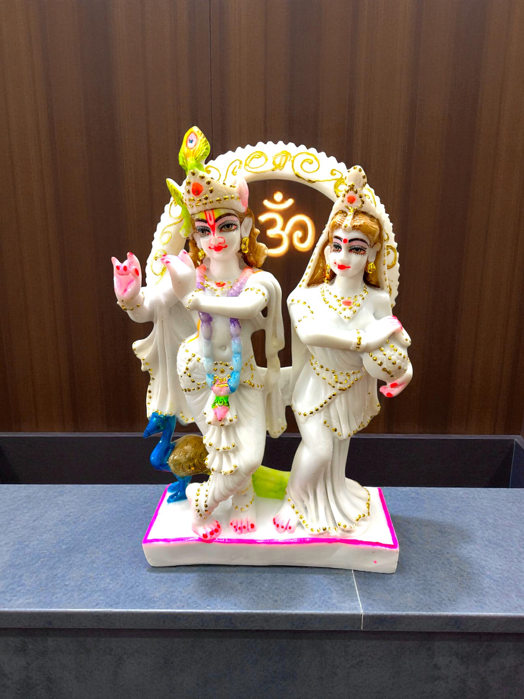 RadhaKrishna '12 Inch' (Pure Marble)