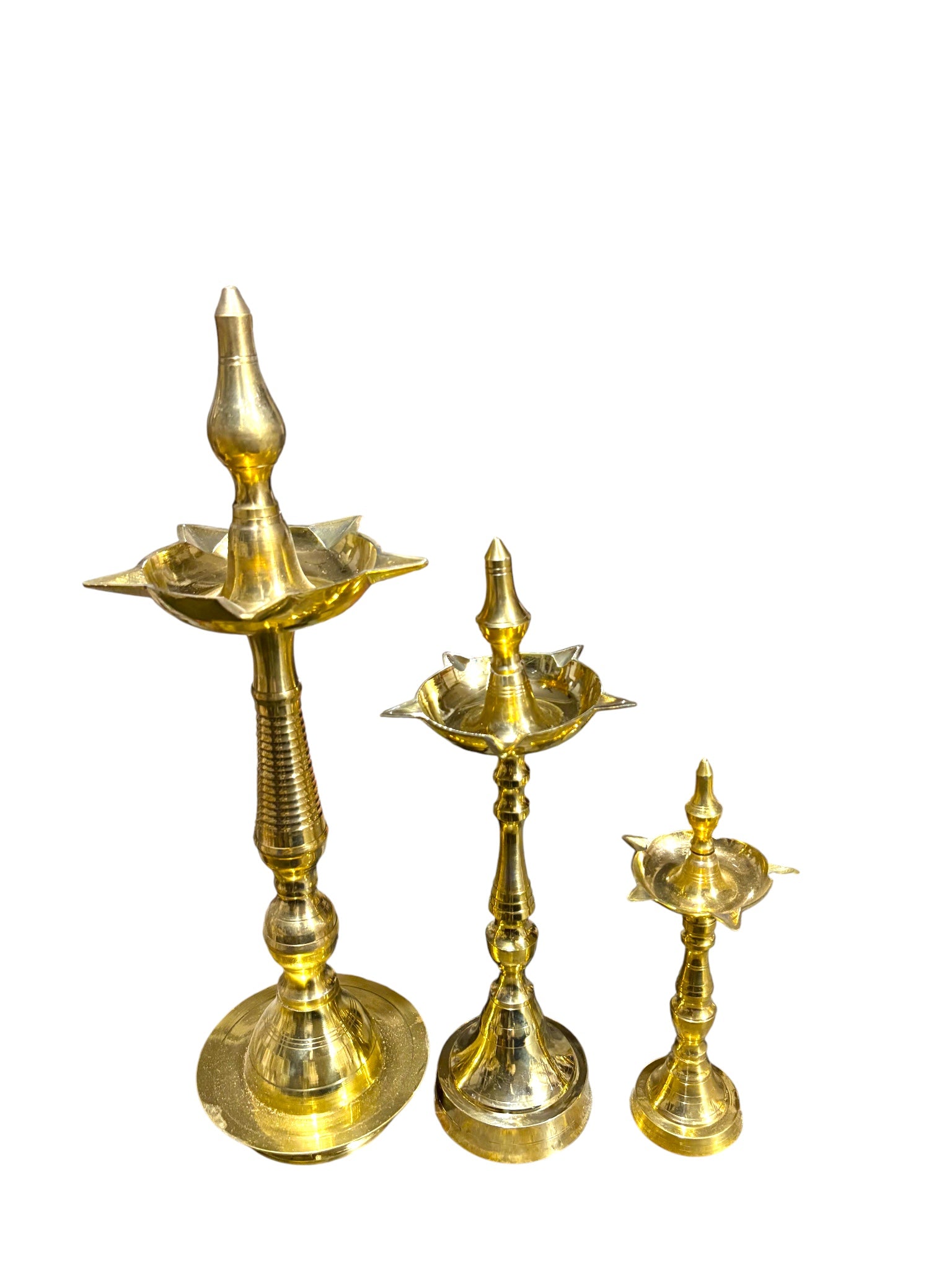 Diya Stand '12 inch' (Pure Brass)