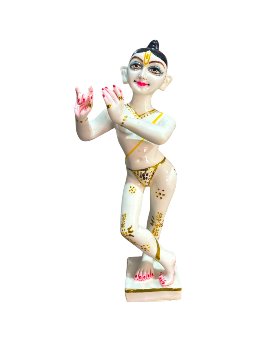 ISKCON Radha Krishna  '12 Inch' (Pure Marble)