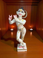 ISKCON Radha Krishna  '12 Inch' (Pure Marble)