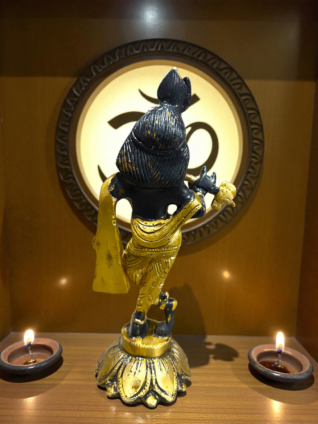 Lord Krishna '7 Inch' (Pure brass)