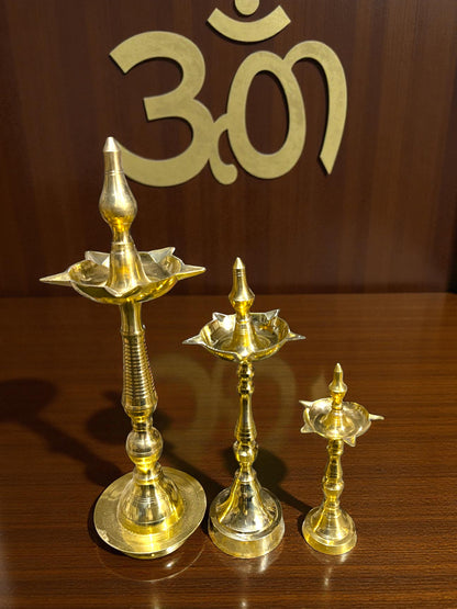 Diya Stand '12 inch' (Pure Brass)