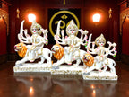 Maa Durga '7Inch' (Pure Marble)