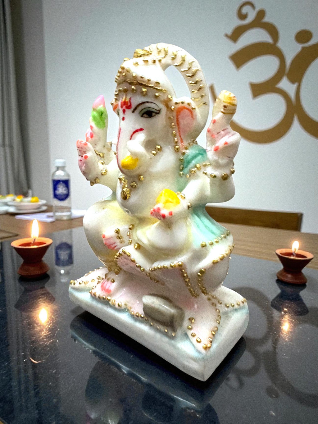 Lord Ganesh '4 Inch' (Pure Marble)