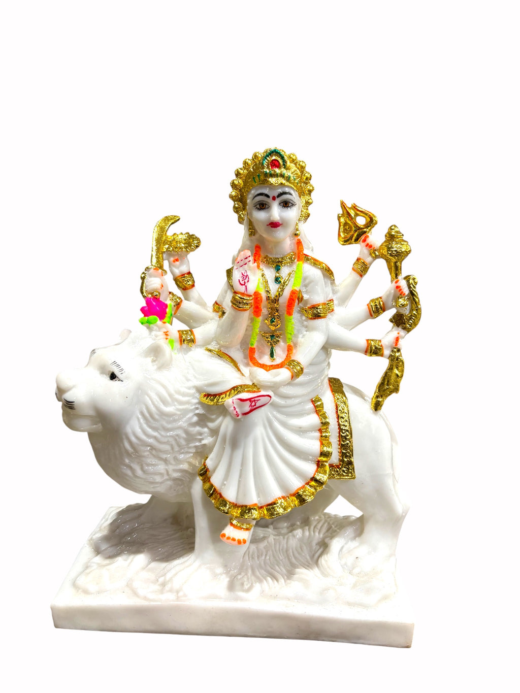 Durga maa '12 Inch' (Pure Marble Dust)