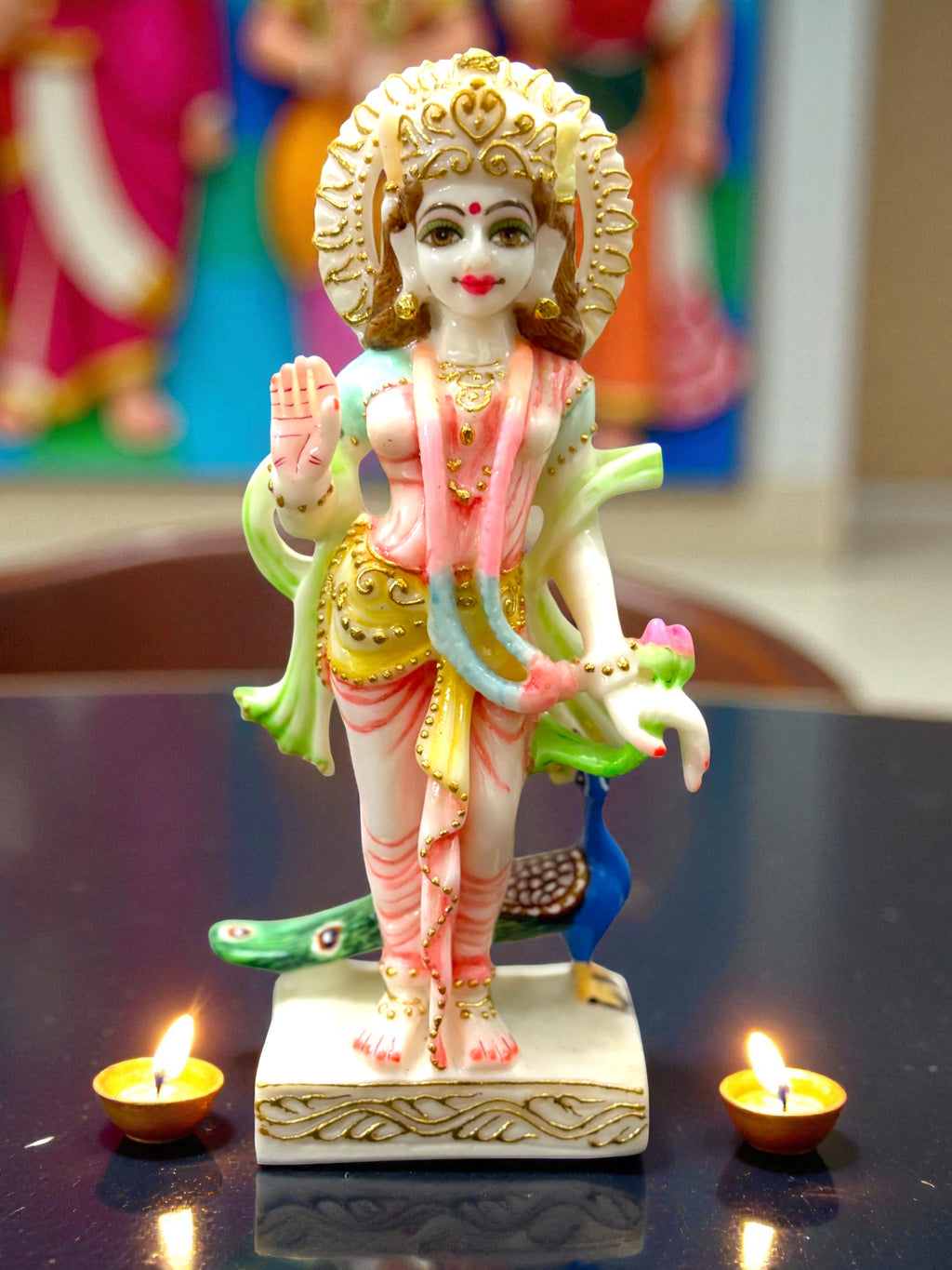 Goddess Radha '9inch' (Pure Marble)