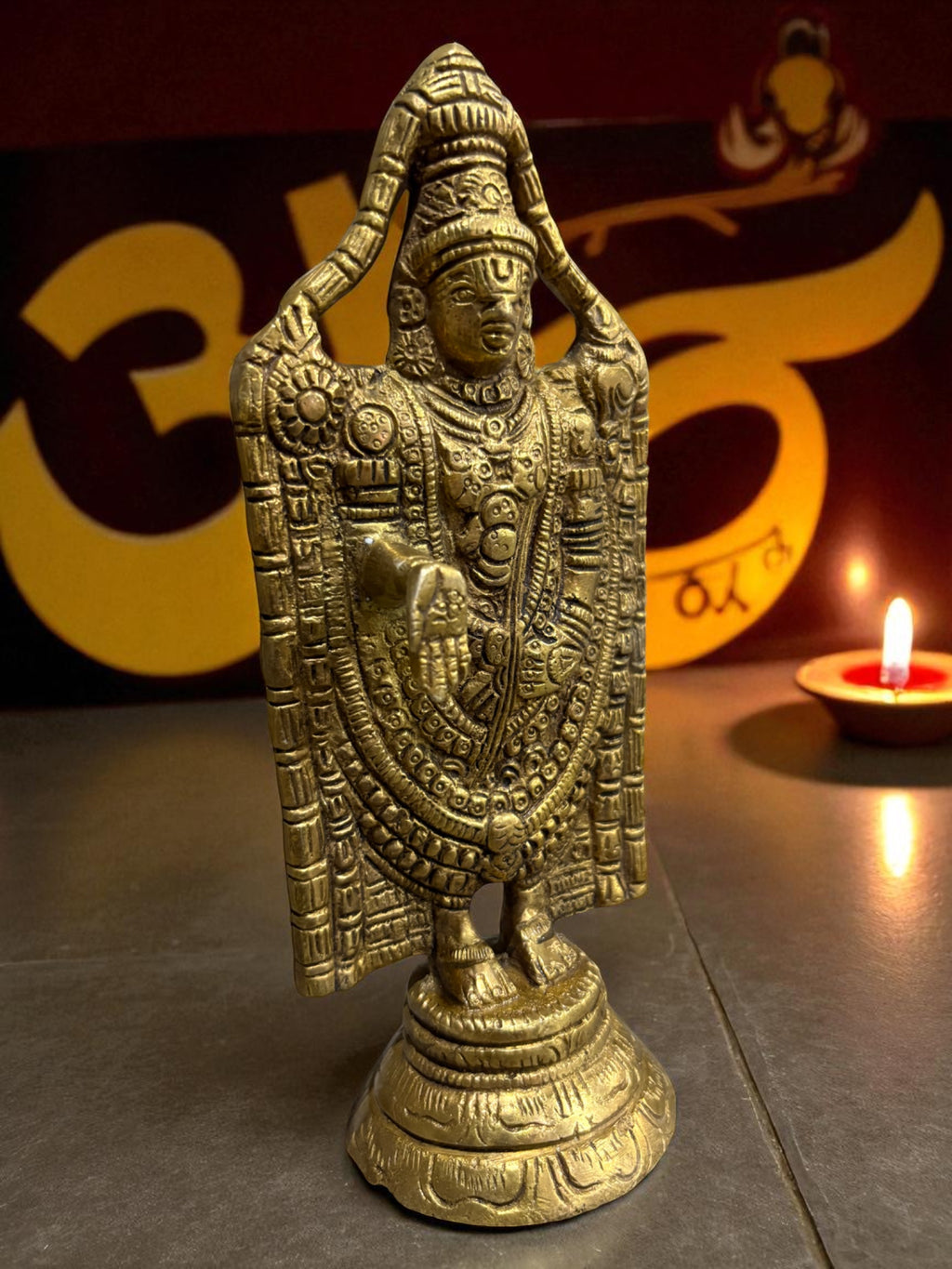 Lord Venkateswara '9 Inch' (Pure Brass)