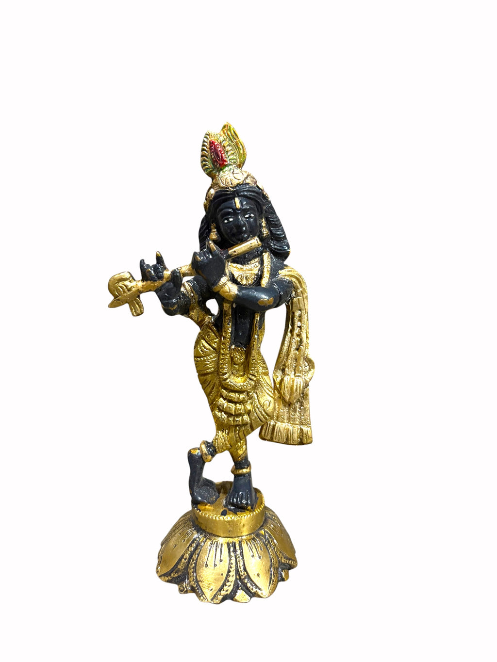 Lord Krishna '7 Inch' (Pure brass)