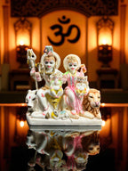 Shiv Parivar '12 Inch' (Pure Marble)