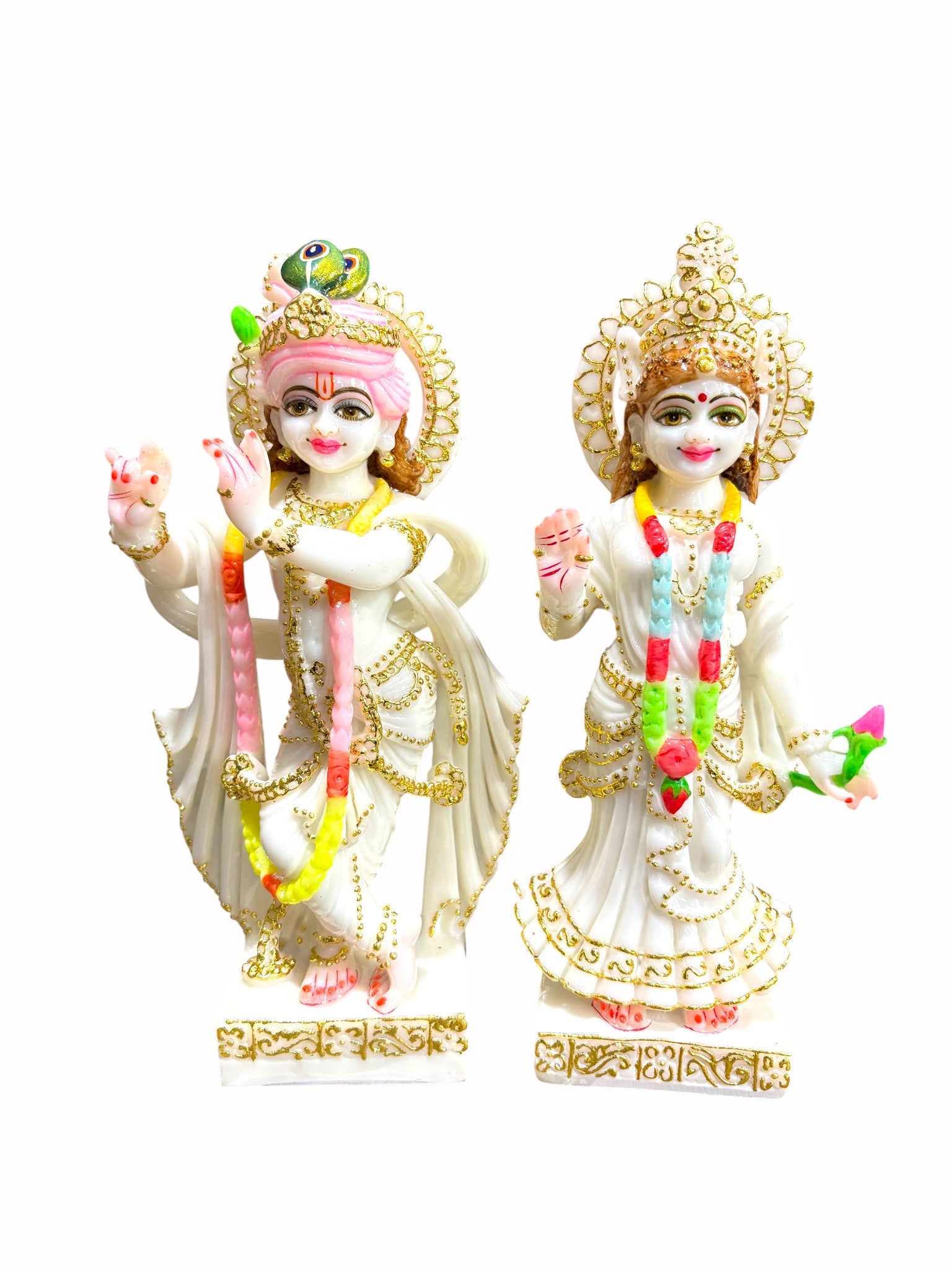 RadhaKrishna '9 Inch' (Pure Marble)
