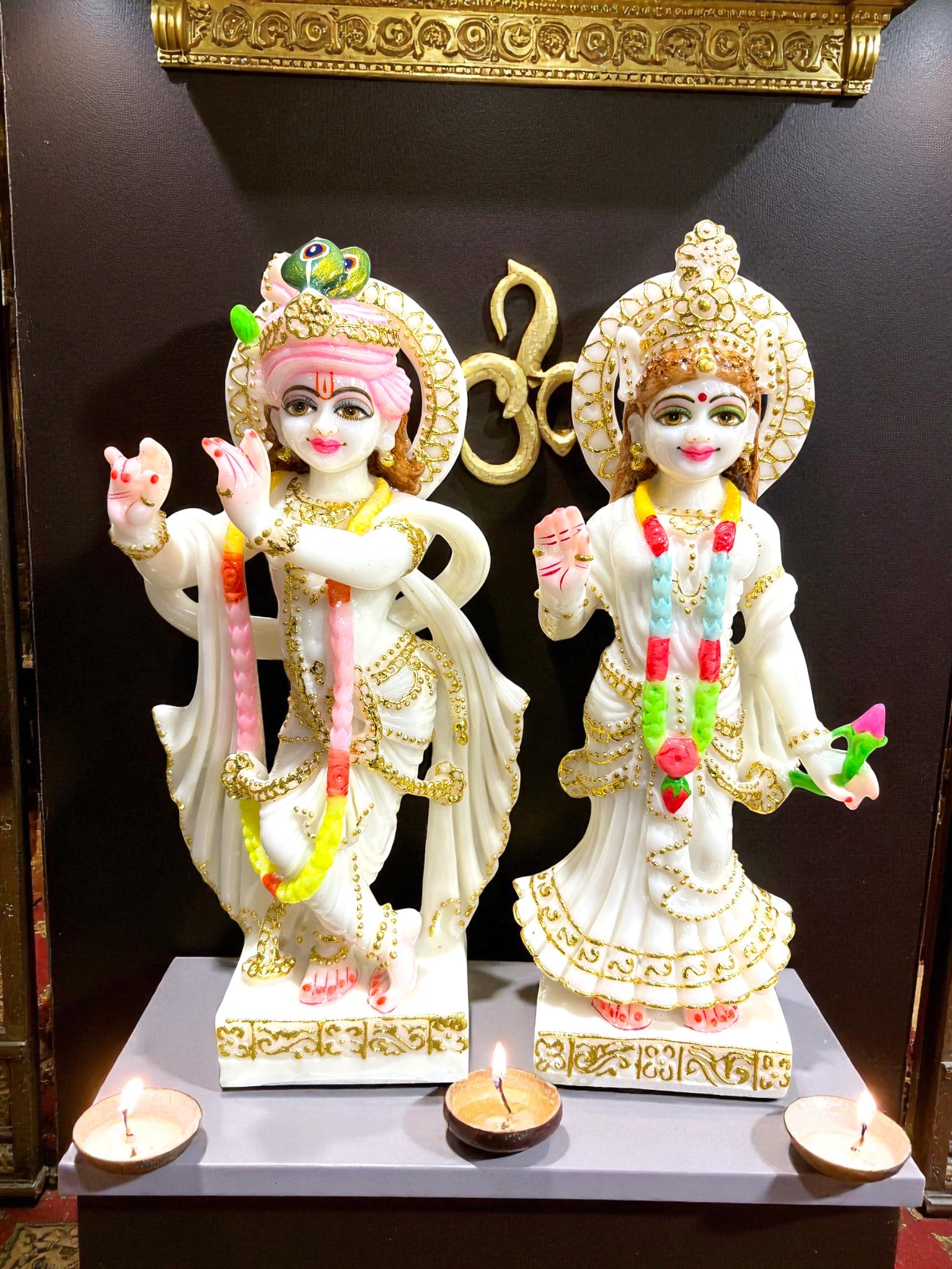 RadhaKrishna '9 Inch' (Pure Marble)
