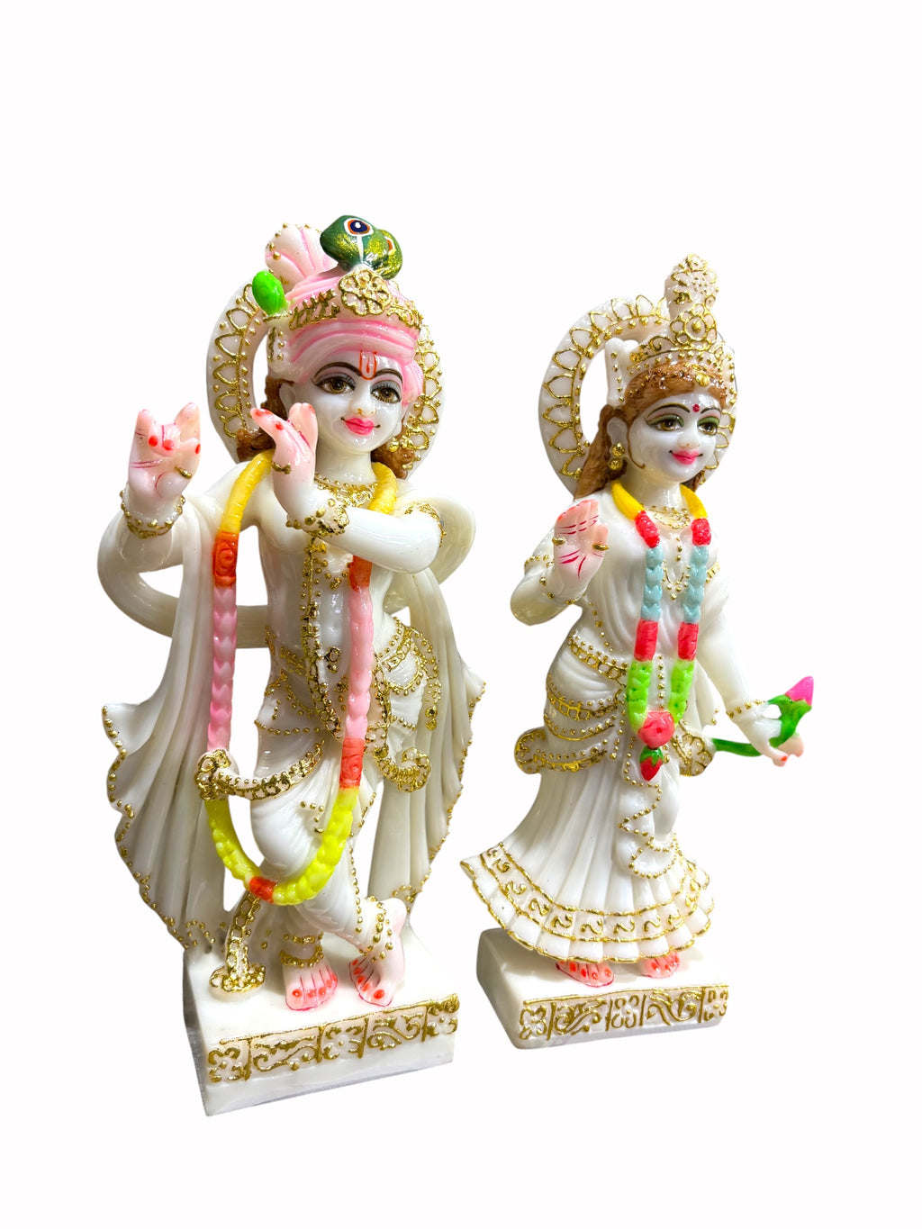RadhaKrishna '9 Inch' (Pure Marble)