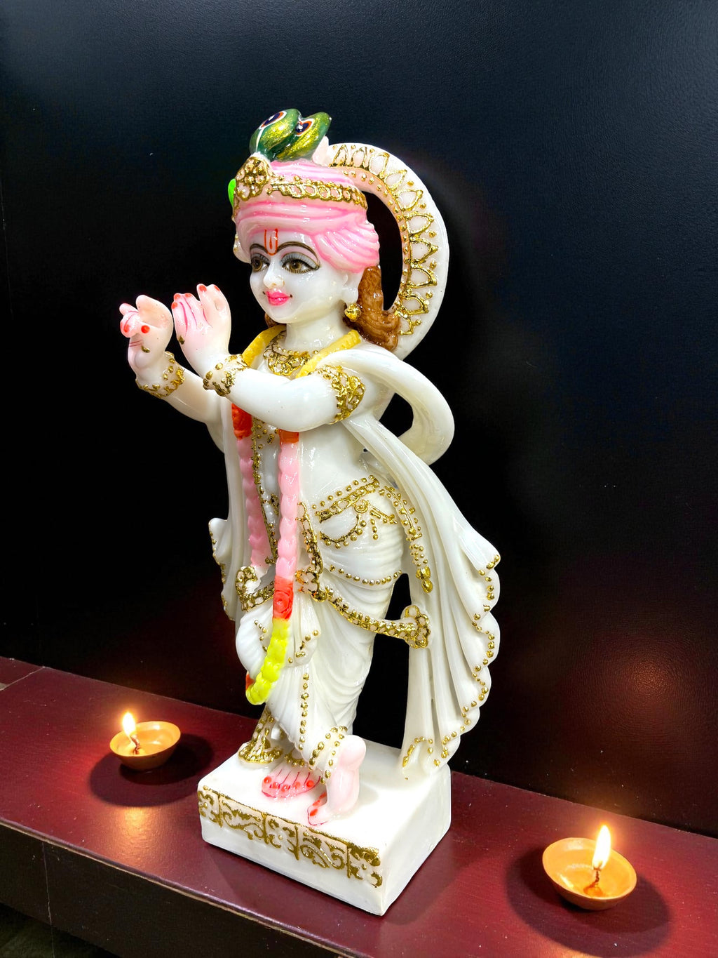 Lord Krishna '9inch' (Pure Marble)