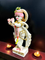 Lord Krishna '9inch' (Pure Marble)