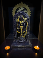 Lord Ram'9inch' (Pure Black Marble)