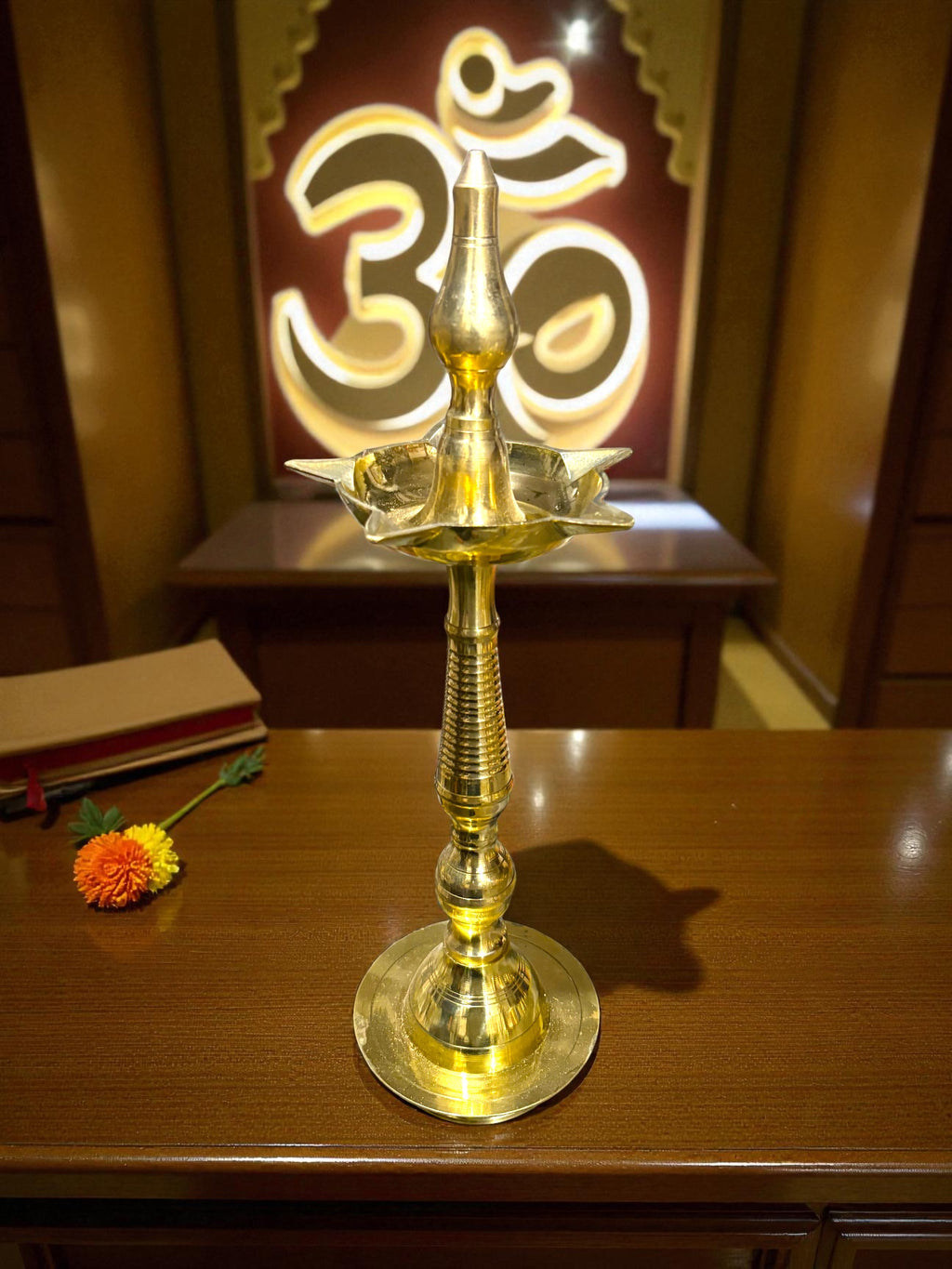 Diya Stand '7Inch' (Pure Brass)