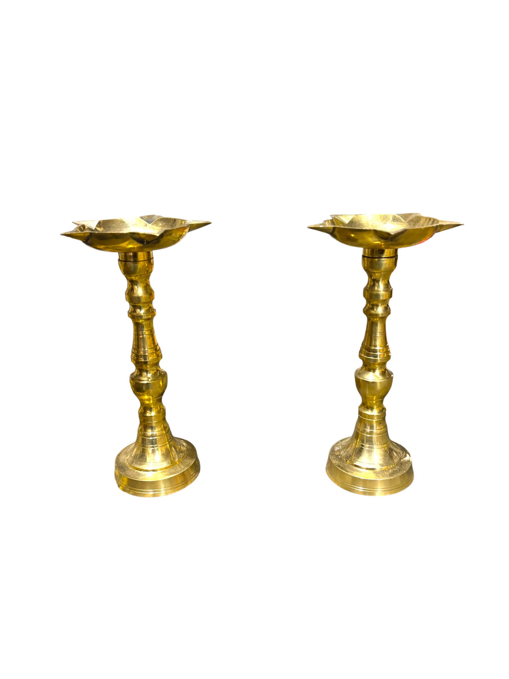 Diya Stand '9Inch' (Pure Brass)