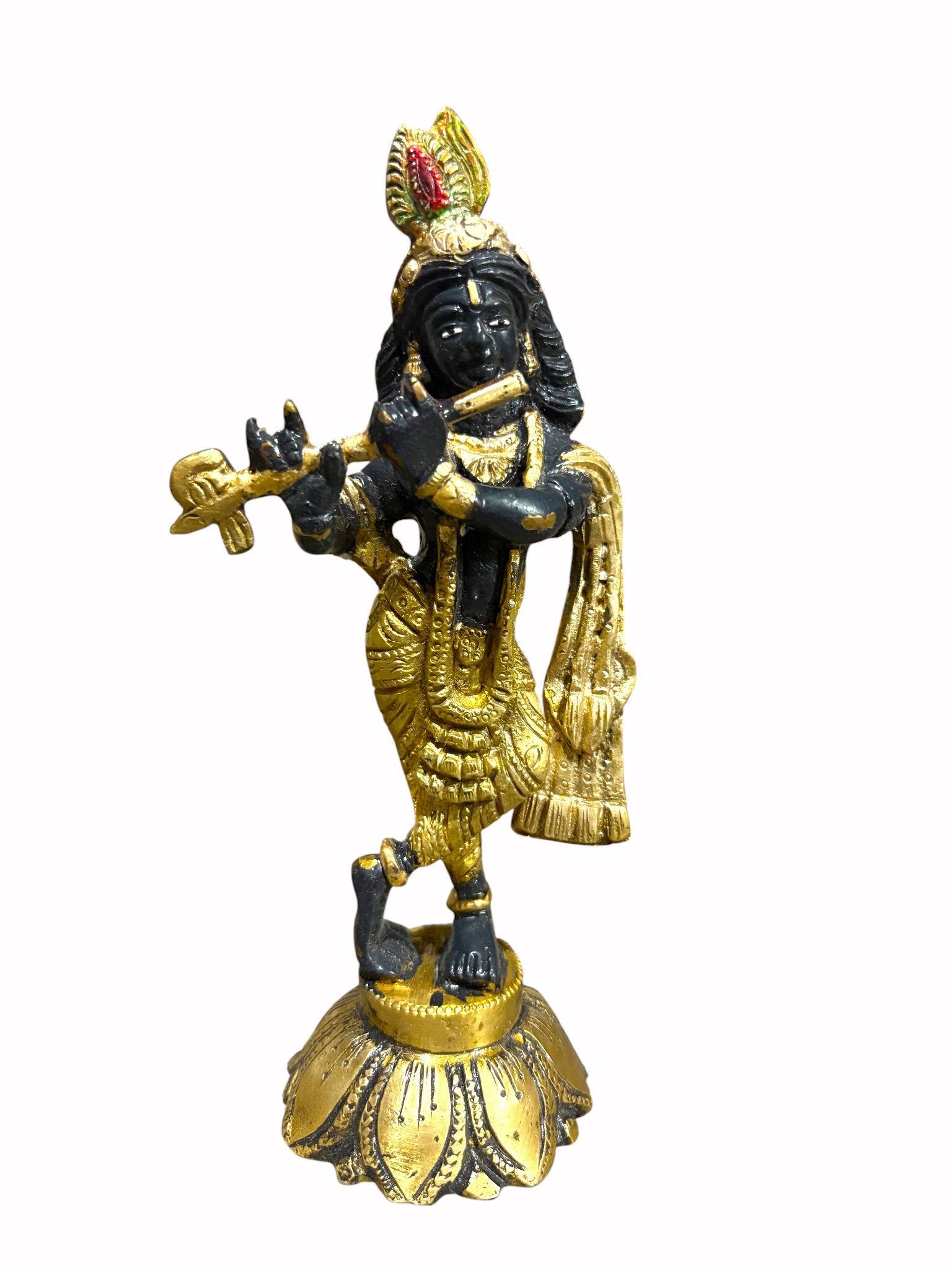 Lord Krishna '7 Inch' (Pure brass)