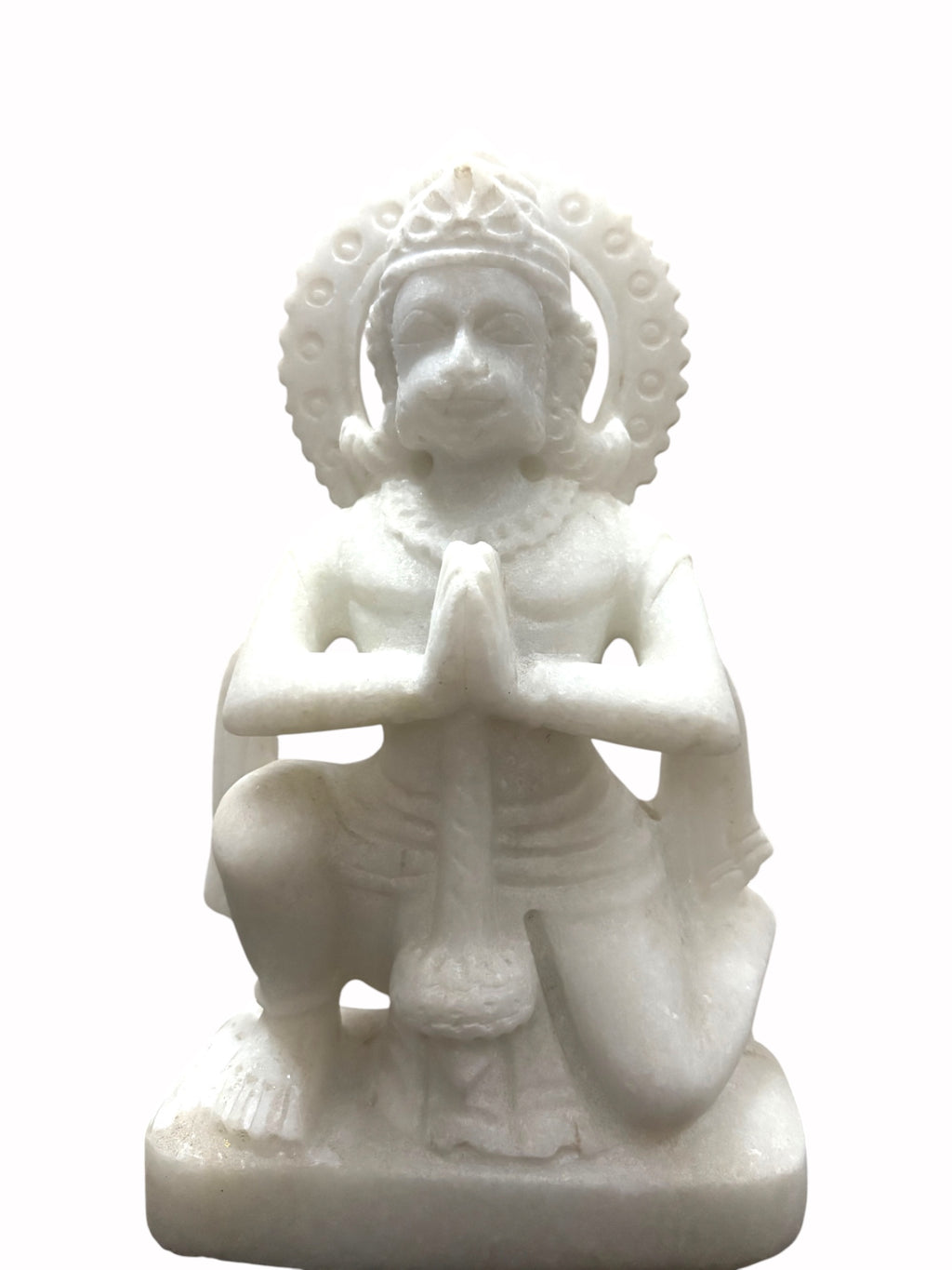 Hanuman Unpainted '10 Inch' (Pure Marble)