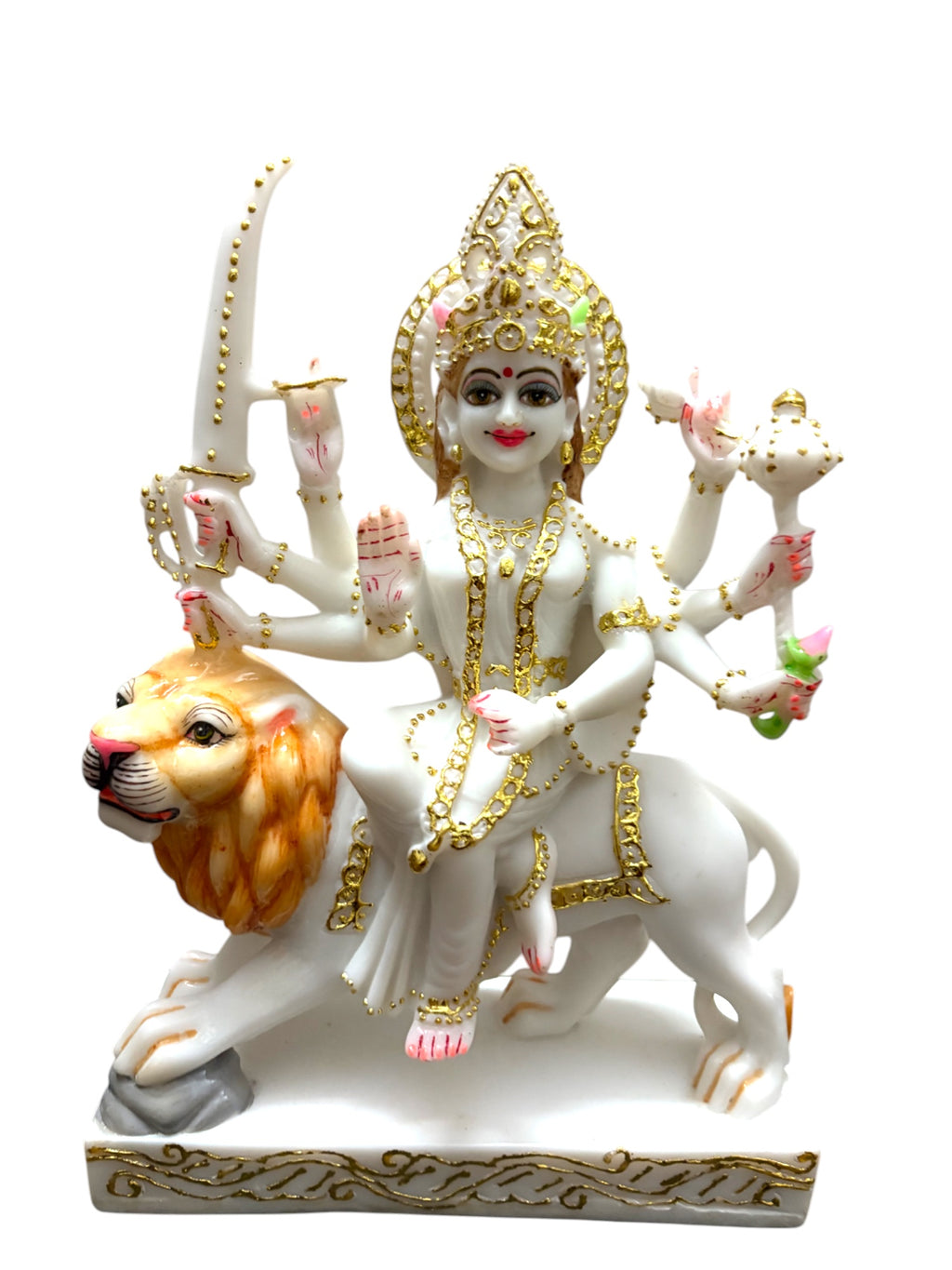 Maa Durga '7Inch' (Pure Marble)