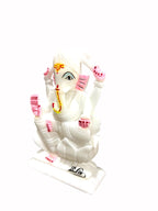 Lord Ganesha '6-Inch' (Pure Marble)