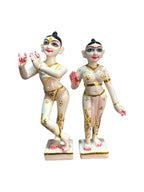 ISKCON Radha Krishna  '12 Inch' (Pure Marble)
