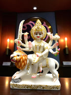 Maa Durga '7Inch' (Pure Marble)