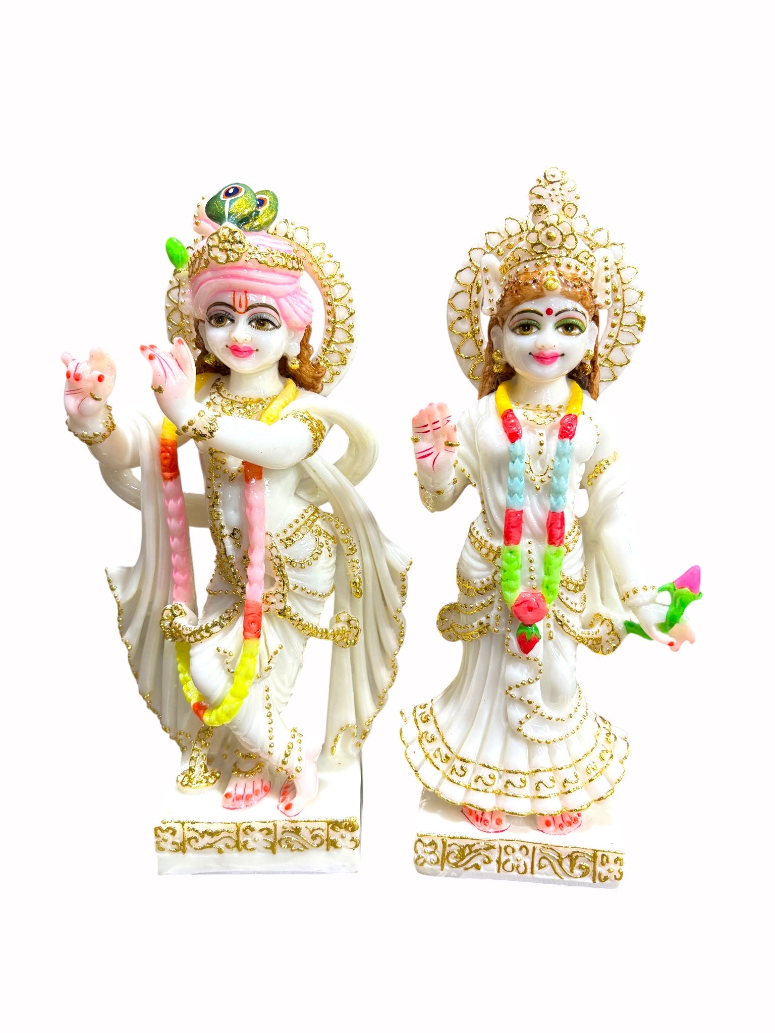 RadhaKrishna '9 Inch' (Pure Marble)