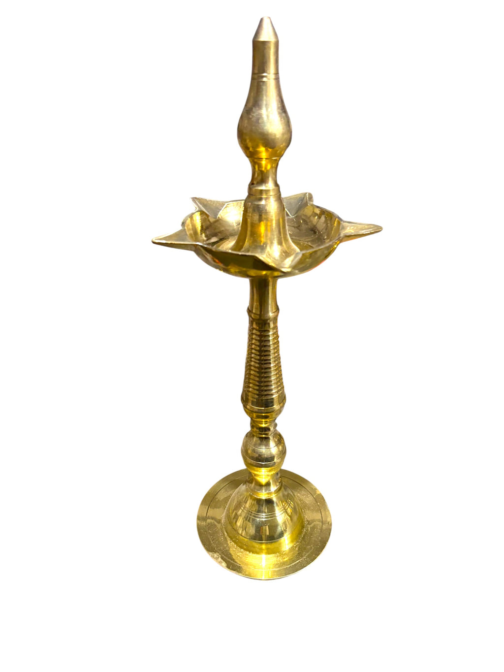 Diya Stand '18 Inch' (Pure Brass)