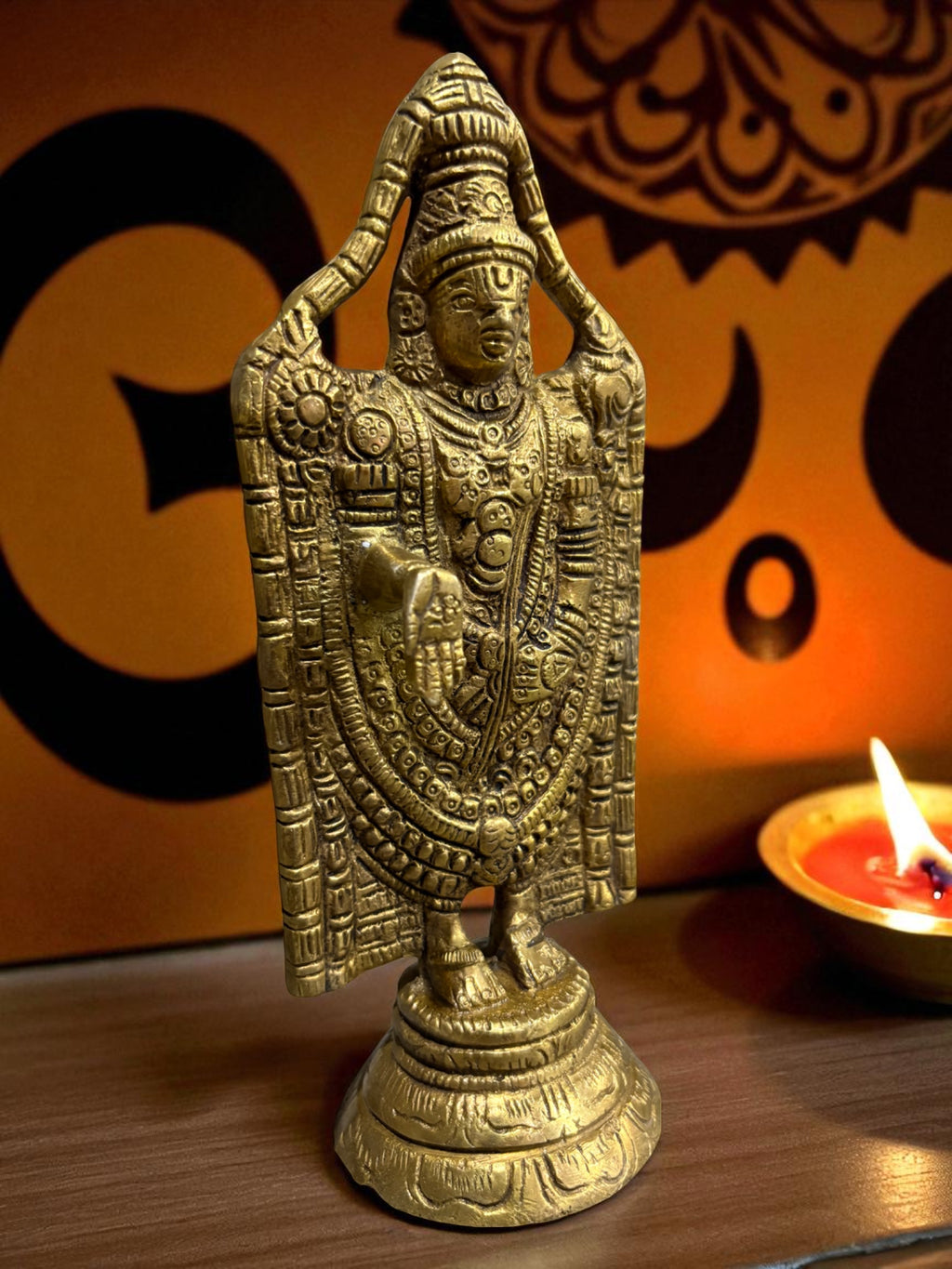 Lord Venkateswara '9 Inch' (Pure Brass)