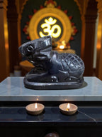 Nandi '4 Inch' (Pure Black Marble)