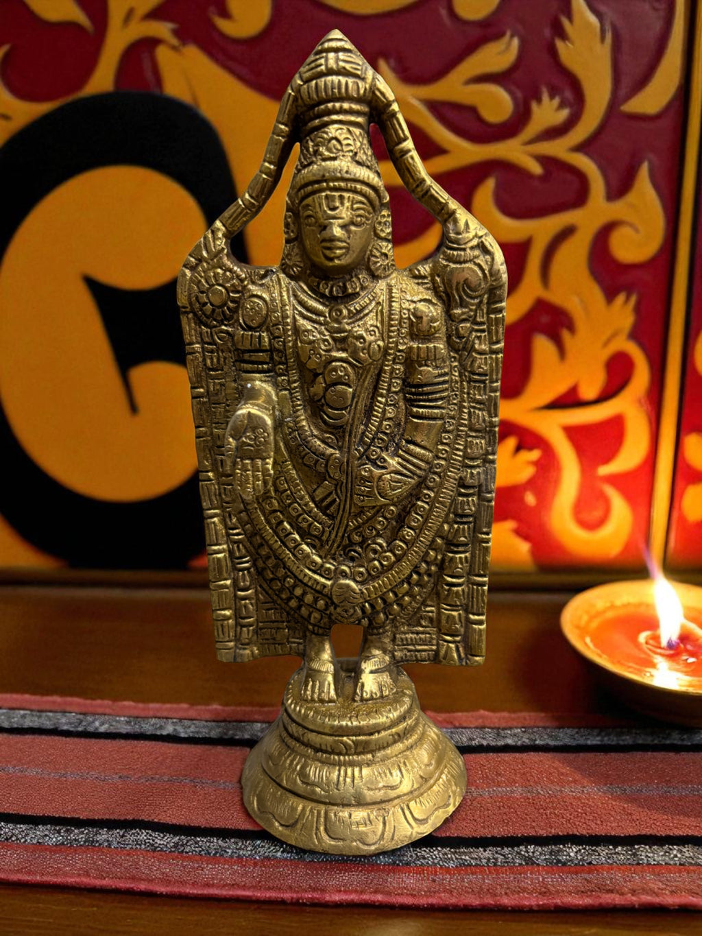 Lord Venkateswara '9 Inch' (Pure Brass)
