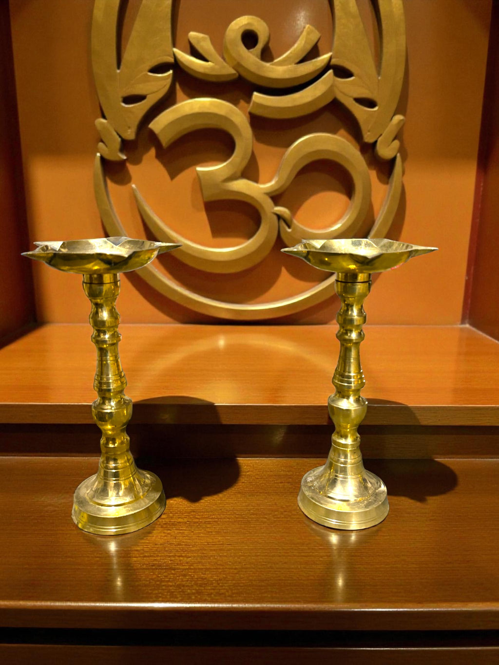 Diya Stand '9Inch' (Pure Brass)