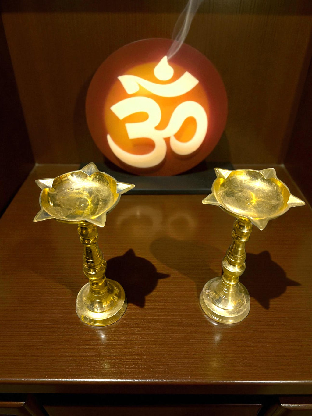 Diya Stand '9Inch' (Pure Brass)