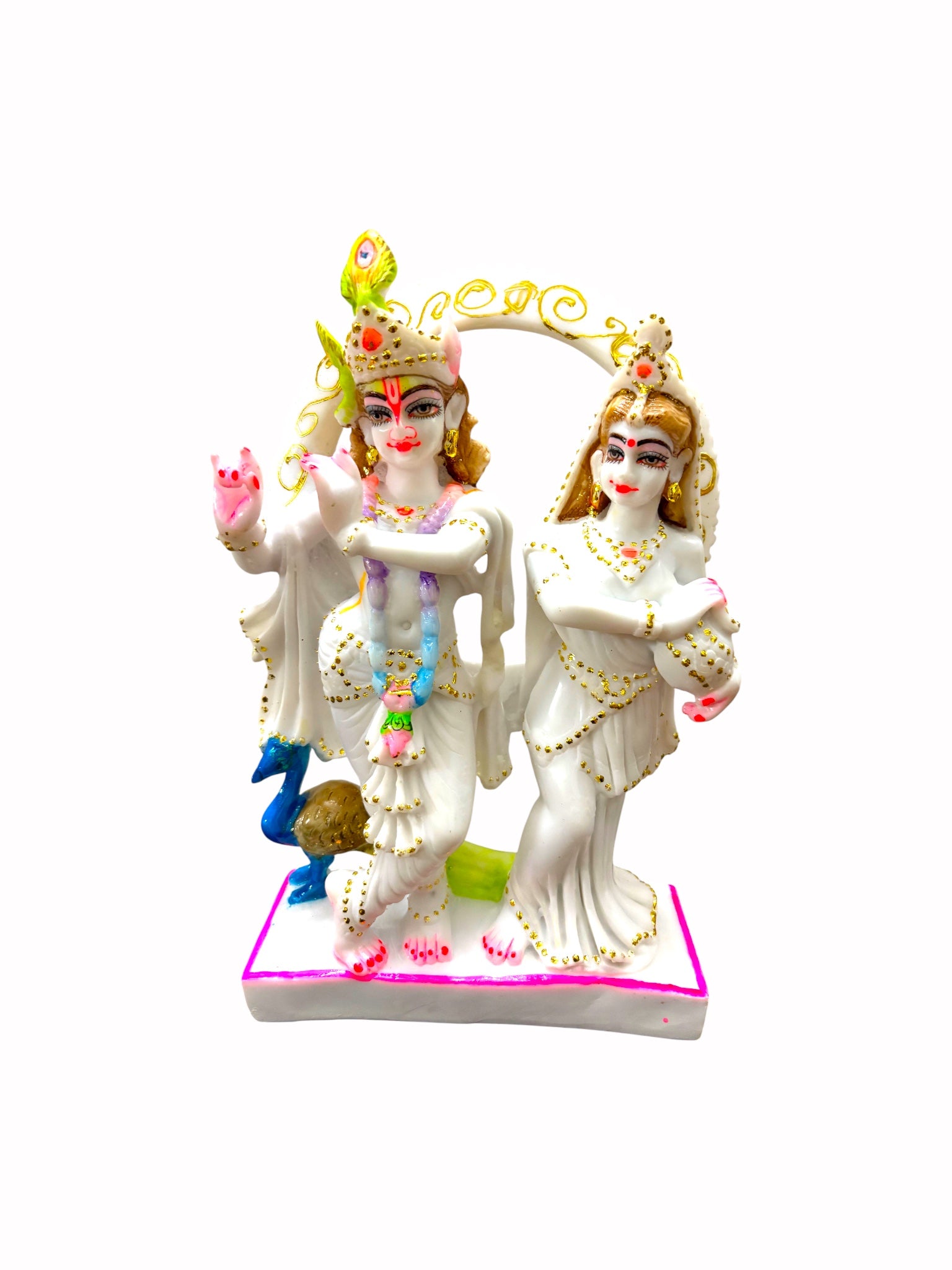 RadhaKrishna '12 Inch' (Pure Marble)