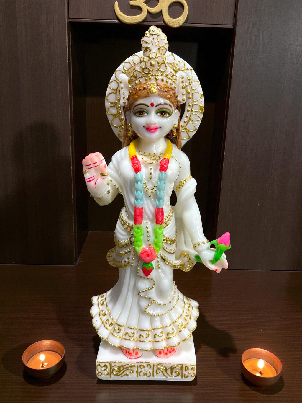 Goddess Radha '9 Inch' (Pure Marble)