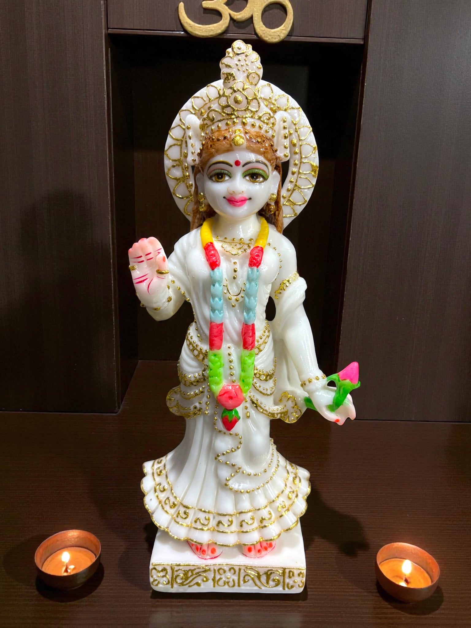 Goddess Radha '9 Inch' (Pure Marble)