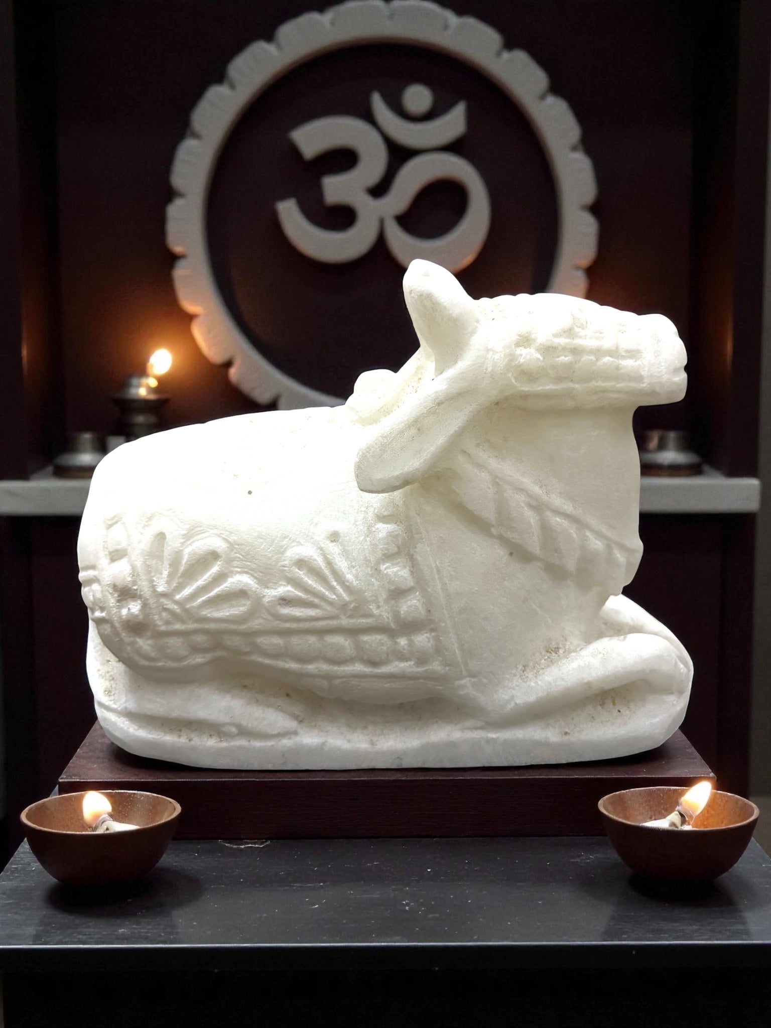 Nandi Unpainted '10 Inch' (Pure Marble)