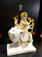 Durga maa '12 Inch' (Pure Marble Dust)